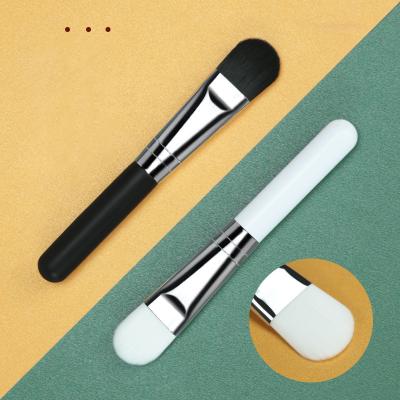 China Angular Blush Mini Single Pearl Color Mask Custom Logo Free Samples Portable Brush For Applying Blusher for sale