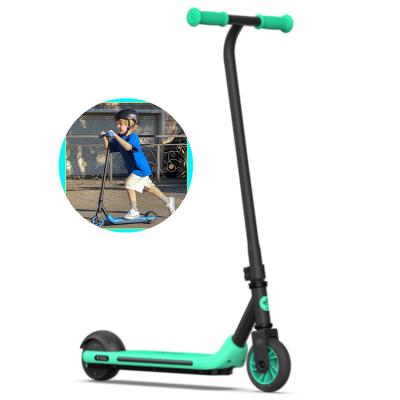 China PU And Rubber Start Fun Cheap Electric Scooter Ambient Lights Extremely Light Kids Scooters for sale