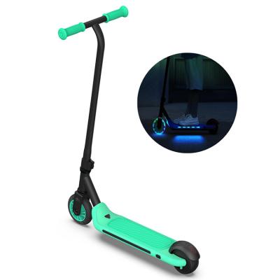 China PU and kids ekick rubber scooter for sale wholesale price China 10km chain led light safety scooter for kids for sale