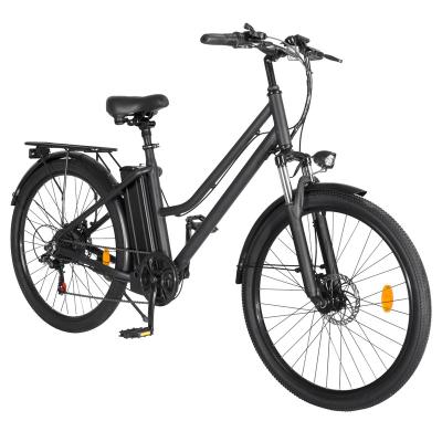 China 26inch Alloy Electric Bike 350W Aluminum Motor Ebike With Seat Lithium Battery Long Range Bicycle for sale