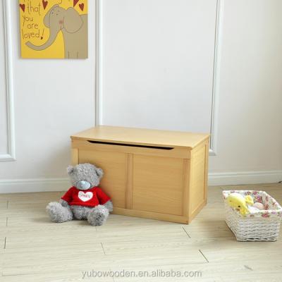 China Hotsale viable wooden storage box children wooden toy chest with cover contenitori grandi porta oggetti for sale