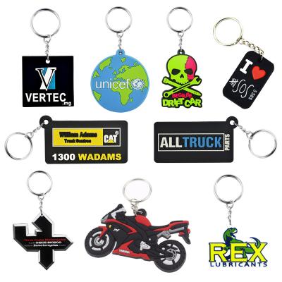 China PVC Custom All Type Key Chains Wholesale Personalized 3D Custom Soft PVC Rubber Keychains For Promotion Gift for sale