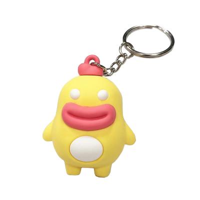 China PVC Manufacturers Selling 3D Key Chain Soft Rubber PVC Key Chain Custom Key Chain for sale