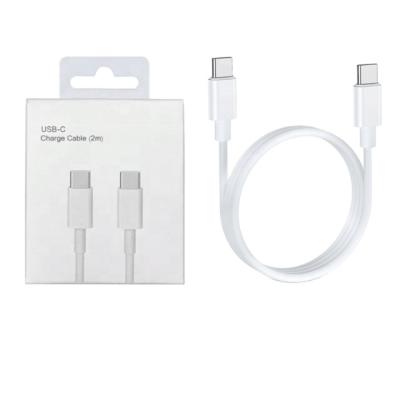 China Mobile Phone Types Fast Charger Wholesale USB-c To Type-c Palladium Fast Charging Cord For Apple iPhone Charger Cable For Macbook Laptop Data Cable for sale