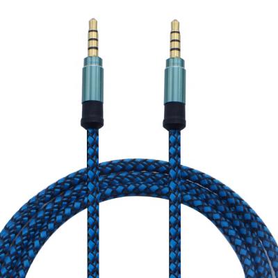 China Male with. wholesale speaker oem logo cable 1m aux audio. 3.5mm cable for sale