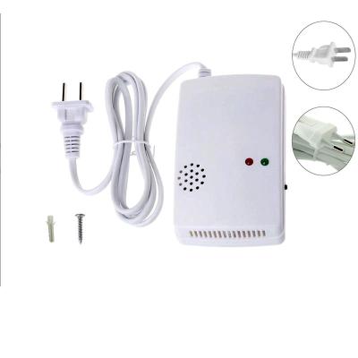 China Kitchen Use Gas Leak Detector Security Alarm Methane LPG Wireless Gas Detector 110*70*40 for sale