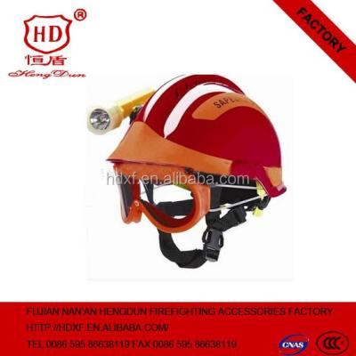 China 2016 New Product Half Helmet Fire Fighting Rescue Safety Helmet With Flashing Light for sale