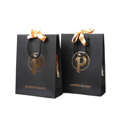 China Recycled Materials Shopping Tote Gift Hand Bag White Black Kraft Paper Bag Food Shoe Bread Biodegradable Packing Storage Paper Sack for sale