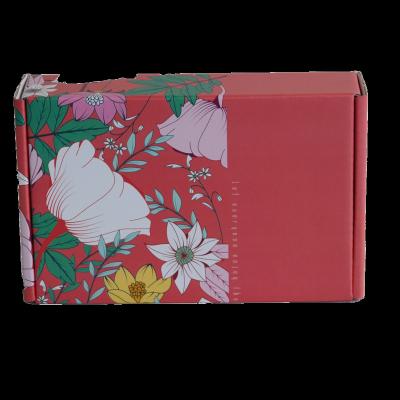 China Bio-degradable Custom logo mail box + tissue paper + paper sticker, high quality mail box packaging luxury gift folding carton for sale