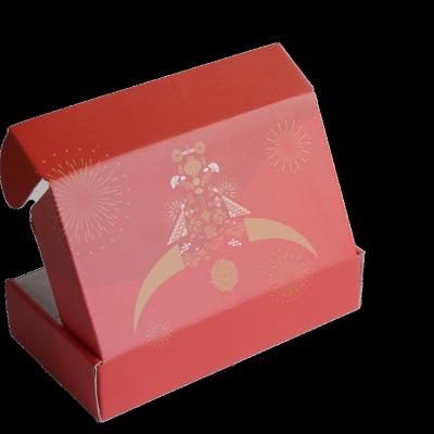 China Bio-degradable Wholesale Corrugated beauty mail packaging Shipping box Design logo Custom size cosmetics Gift mail box for sale