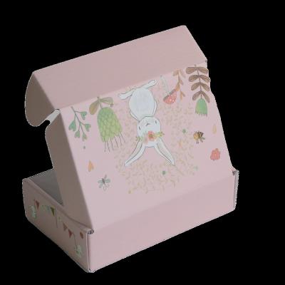 China Bio-degradable Factory clamshell door magnetic seal Custom paper packaging luxury clothing gift box Corrugated aircraft box for sale