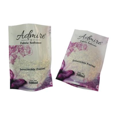 China Custom Printing Factory Moisture Proof Low Price 500ml Stand Up Liquid Shampoo Packaging Pouch Bag for sale