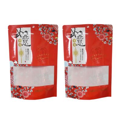 China Custom printing moisture proof kraft paper stand up zipper doypack packing pouch for sale