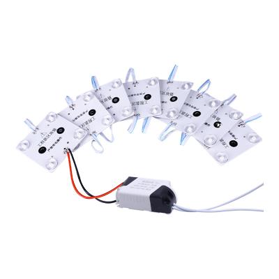 China Various Light Boxes 12V Led Strip Light Diffuse Reflection SMD3030 12 LED DMM Wire Back Lattice Light Bar for sale