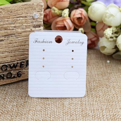 China Widely used for 100pcs/lot garment custom printed jewelry display card earring paper card for sale