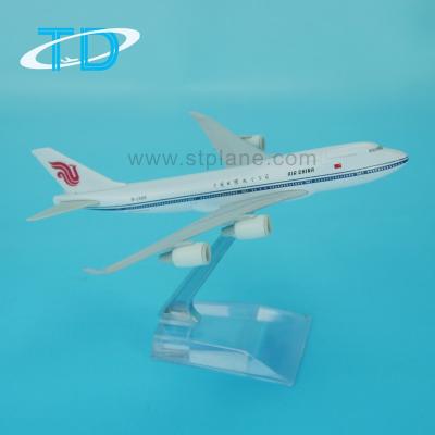 China Business Gift B747-400 16cm Aircraft Metal Diecast Model As A Business Gift for sale