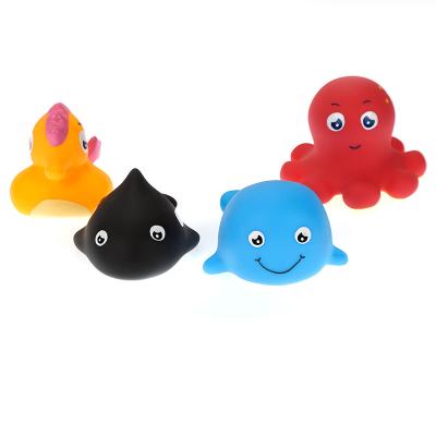 China Europe Nordic Cartoon Crafts Octopus Seahorse Shark Whale Plastic Animals Ornaments Home Decorations for sale