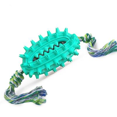 China New Design Viable Color Customized Cactus With Rope Puppy Chew Dog Toy Dog Toothbrush Chew Toy for sale