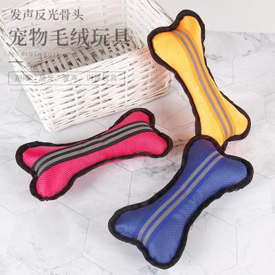 China Wholesale Customized Viable Bone Shape Toy Dogs Durable Voice Sounding Dog Chew Toys Squeak Chew Squeaker Toy for sale