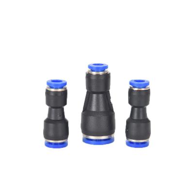 China Pneumatic Machine SPG Series Pneumatic Fittings PG12-6/12-8/12-10 Straight Reducing Quick connection Fitting Plumbing Fittings for sale