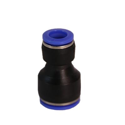 China Pneumatic Machine PG 12-8 Reducing Straight Union pneumatic fittings plastic pipe fittings air push in connectors hose fitting for sale