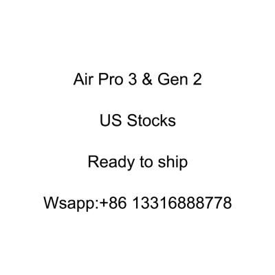 China In-Ear AIR 2 PRO 3 3rd Gen Generation TWS Earbuds Wireless Headphones Earbuds for sale