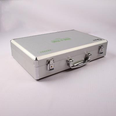 China Metal Fashionable Logo Customized Hard Aluminum Flight Case Carrying Tool Box For Healthcare Medical Equipment for sale