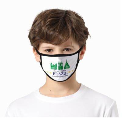 China Custom Made Copy Outdoor Earloop Logo Cotton Sublimation Face Masks for Kids Daily Protection for sale