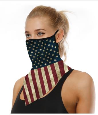 China Anti-dust 100% Polyester / Custom Print Logo Multifunction Face Scarf Mask Cotton Fabrics For Outdoor Sports for sale