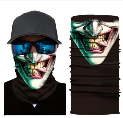 China custom fashion Anti-dust personalized face print multifunctional magic scarf for outdoor sports for sale