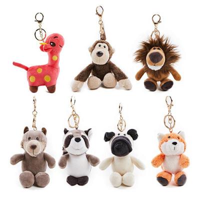 China Well Designed Cute Cheap Christmas Bear Mini Teddy Bear Key Chain Custom Plush Toy Key Chain Christmas Bear Toy for sale