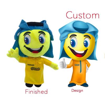 China Plush Personalized Custom Saudi Arabia Dubai Qatar Plush Character Cartoon Plush Toy for sale