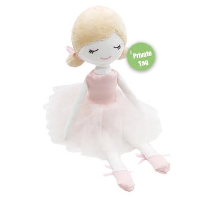 China Custom Custom Personalized Ballerina Girls Princess Fairy Stuffed Plush Toy Cream Design Stuffed Human Ballet Doll for sale