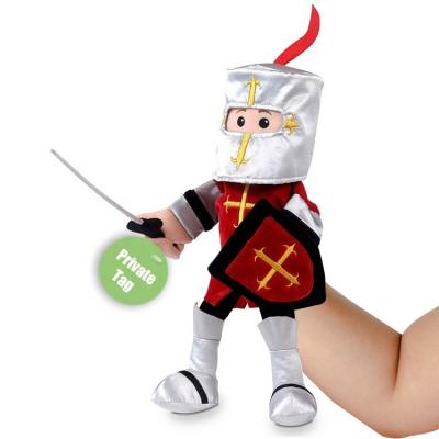 China Custom Full Body Story Fairy Tales Kids Stuffed Plush Kids Soft Toy Stuffed Game Roles KING KNIGHT HAND PUPPET for sale