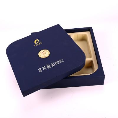 China Fashion Recycled Materials Design Cardboard Drawer Luxury Rigid Custom Paper Gift Boxes Packaging Sky and Earth Box for sale