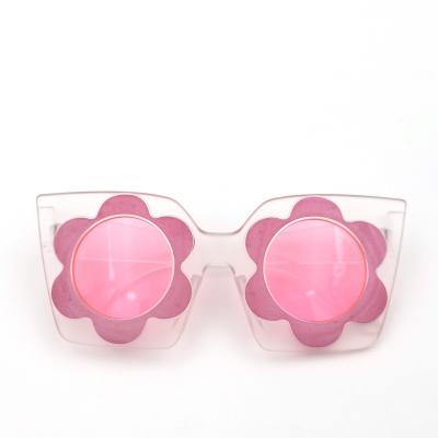 China 2021 Newest Square Kids Fashion Trendy Sun Glasses Pink Plastic Custom Sunglasses Large For Kids With Logo Branding for sale