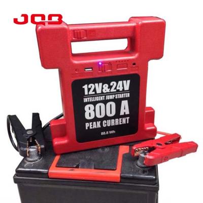 China Jump start cars for sale! JQB Universal Gasoline Diesel Truck 24000mAh 12V/24V Jump Starter Battery Booster for sale