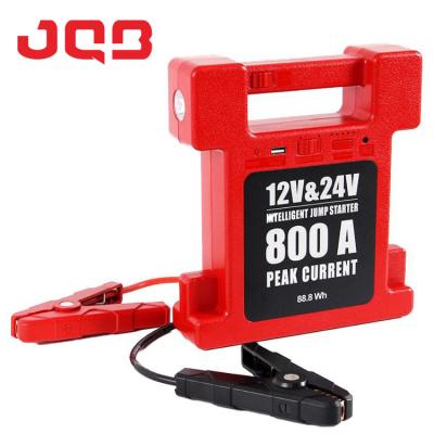 China 12V Automotive And 24V Trucks All In One Multi Function 12V/24V Jump Starter Car Jump Starter With 24000mAh for sale