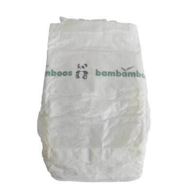 China Plain Weave Disposable Baby Bamboo Diaper for sale