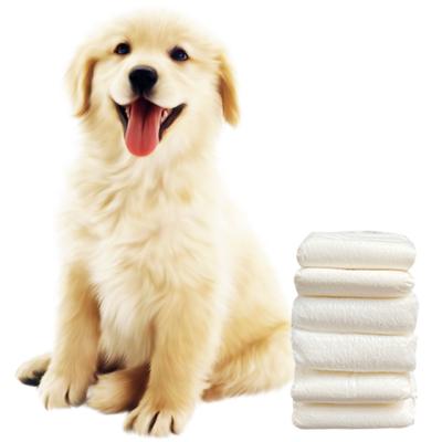 China Sustainable High Absorbency Bamboo Disposable Biodegradable Male Dog Diapers For Pets Eco Friendly for sale