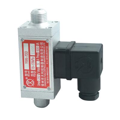 China Aluminum Housing Mini AC 220V Pressure Difference 70-170kpa Switches (YWK-7DD) for sale