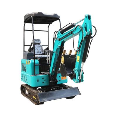 China Hotels Mini Excavator With Attachments 1.7T Digging Digger Machine Prices New Micro Hydraulic Excavators For Sale for sale