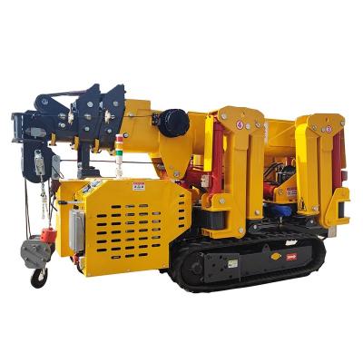 China The other multi-functional small lift Mini Hydraulic Spider Crane of Crane Construction Interior Renovation Spider crawler installation for sale