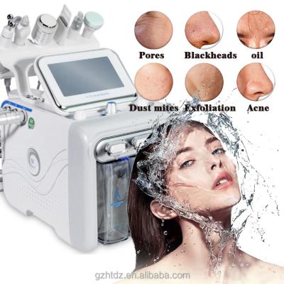 China Popular Dye Removal Salon Face Beauty Device 1 in 1 Small Bubble H2o2 Face Skin Care Spa Beauty Oxygen Therapy Machine for sale