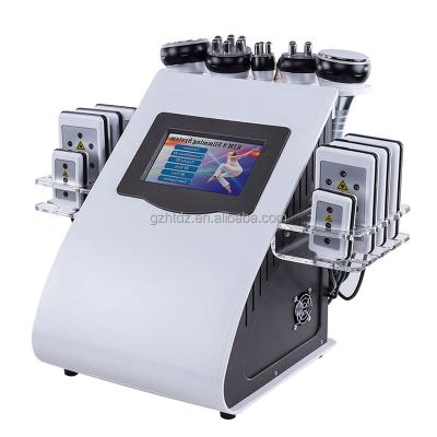 China Weight Loss 6 in 1 Slim Cavitation Ultrasonic Lipo Slimming Machine with Vacuum Cavitation System for sale