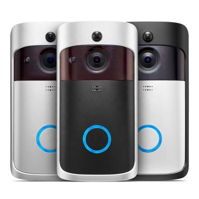 China Wireless Doorbell Camera Tuya HD 1080P Indoor Security Ring With Chime Battery Doorbell Camera With Monitor Wifi Smart Visual Night Vision for sale