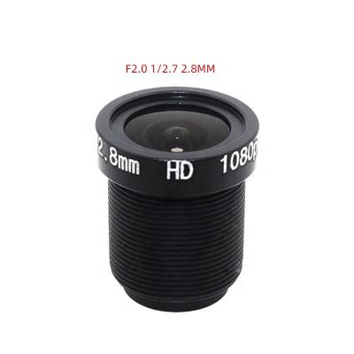 China Plastic Wide Angle 2.8mm Board Lenses 1/2.7 F2.0 M12 2MP CCD CMOS Parts Security Accessories For CCTV Camera Lens for sale