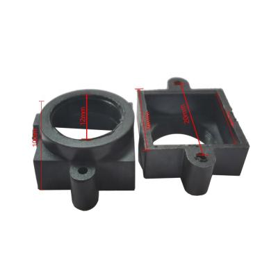 China Black Plastic Rotary Lens Bayonet Mount Ring Size 14.2MM Spacing CCTV Camera MTV Mounts Lens Holder M12 for sale