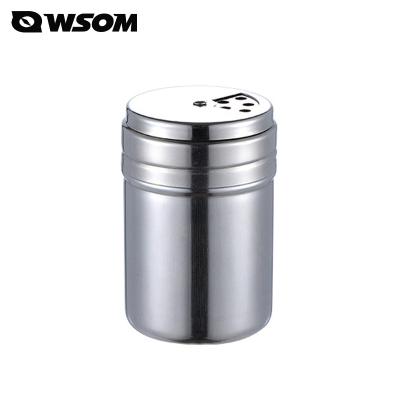 China 6 Sustainable Rotary Spice Bottles For Camping Outdoor Stainless Steel Spice Storage Convenient And Compact Seasoning Solution for sale