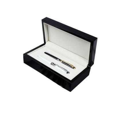 China Good quality handmade cheap wooden pen box pen display box with logo for sale